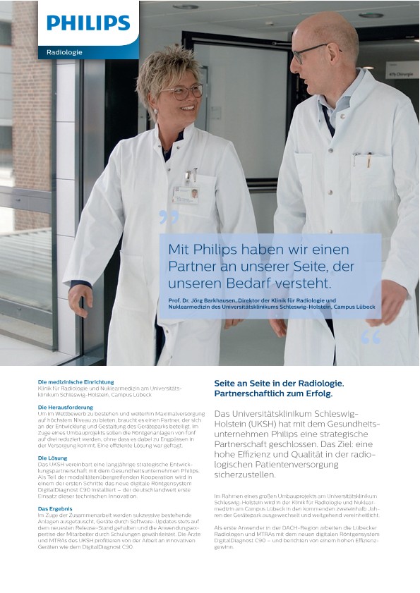 DigitalDiagnost C90, PCI Printbericht, Optimierung der Patientenversorgung durch Röntgen (Download .pdf)