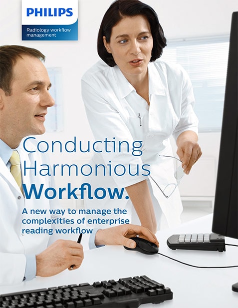 Broschüre des Philips Radiology Workflow Orchestrator für die diagnostische Bildbefundung (download .pdf)