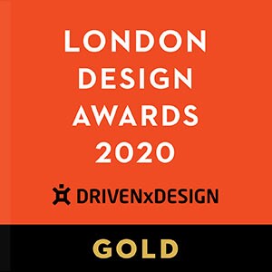 Logo der Drivenxdesign-Award-Programme, London Design Awards 2020