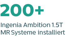 Über 120 installierte Ingenia Ambition MR-Systeme