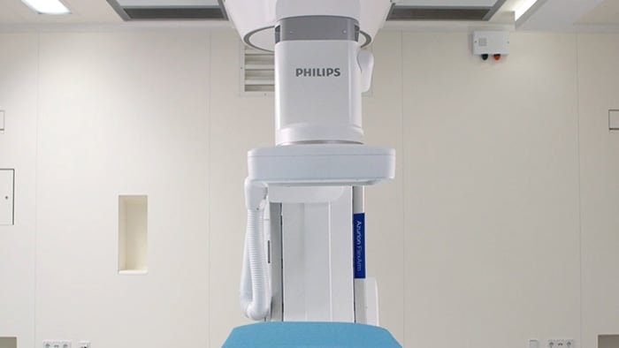 Philips Azurion 7 C20 mit FlexArm in der interventionellen Radiographie