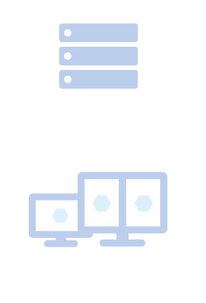 Icon Zusammenhang IntelliSpace Portal und PACS​