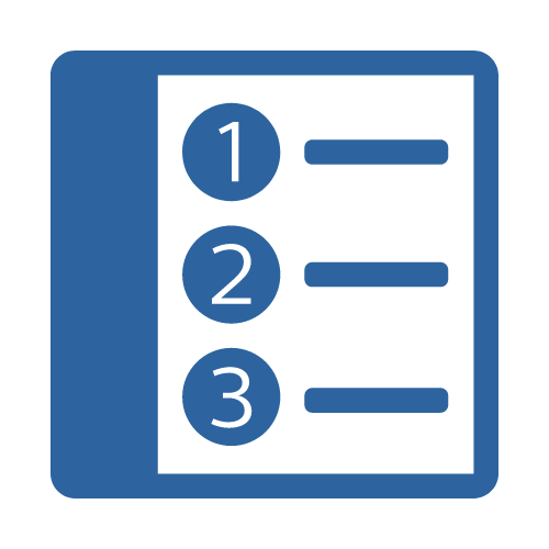 Symbol der Aufgabenliste