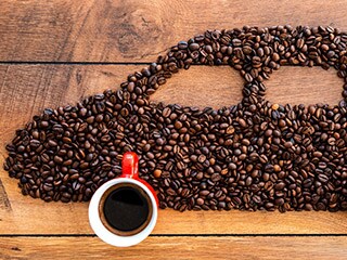 Kaffee kann als Kraftstoff für Autos dienen
