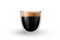 Eine Tasse Espresso Mild