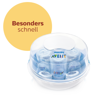 Philips Avent schneller Mikrowellen-Dampfvaporisator