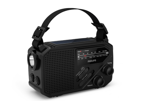 Philips R1609 Tragbares Radio mit Taschenlampe