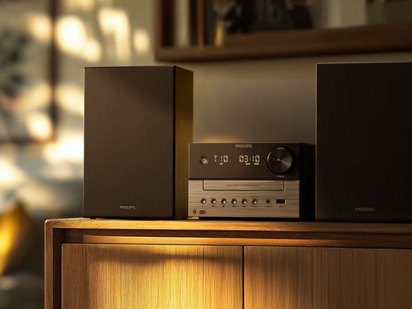 Genießen Sie all Ihre Musik mit Ihrer Philips Mini-Stereoanlage.