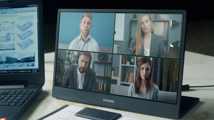 Tragbare Philips Monitore | Produktivität auf zwei Bildschirmen