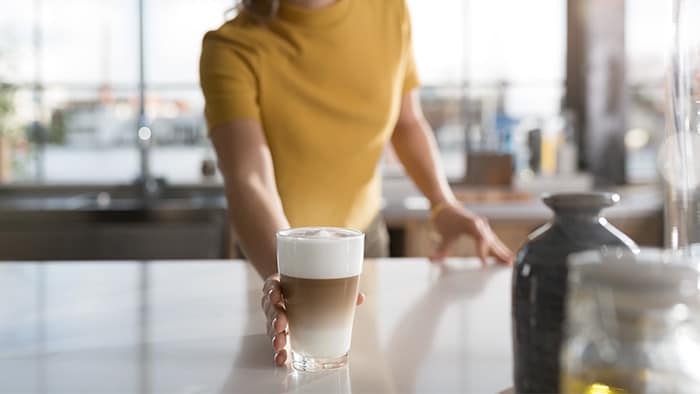 Wie Sie einen Latte Macchiato selber machen