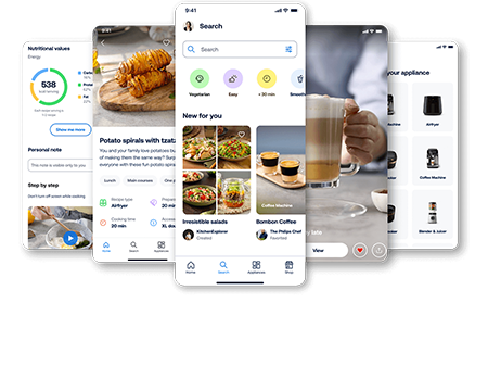 HomeID App Bildschirme