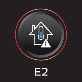 E2, Temperature is too low signal