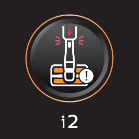 i2, AquaSpin nozzle is not connected signal