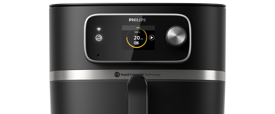 Philips Airfryer Combi 7000 Series XXL mit integriertem Thermometer (HD9880), Airfryer-Technologie