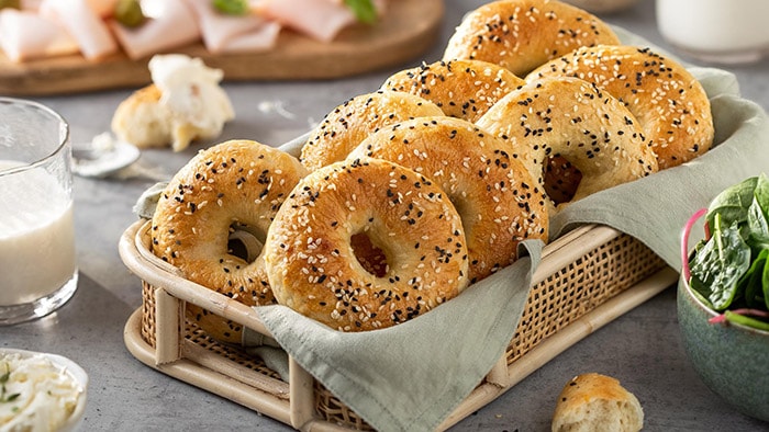 Sesam-Bagels