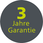 Symbol "3 Jahre Garantie"