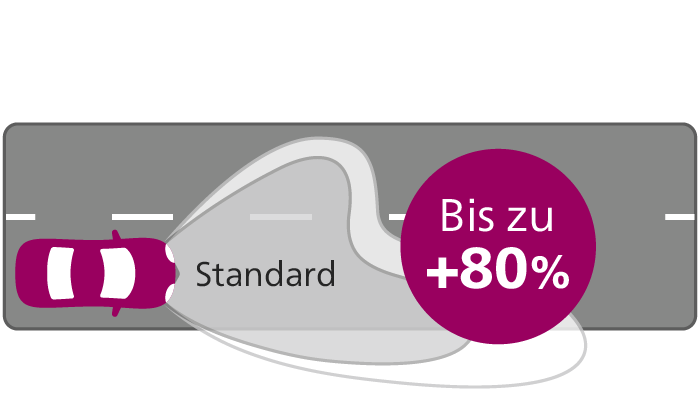 2x H3 Birnen für Ultinon Pro3021 LED Frontleuchte 11336U3021X2 - Philips  12V und 24V