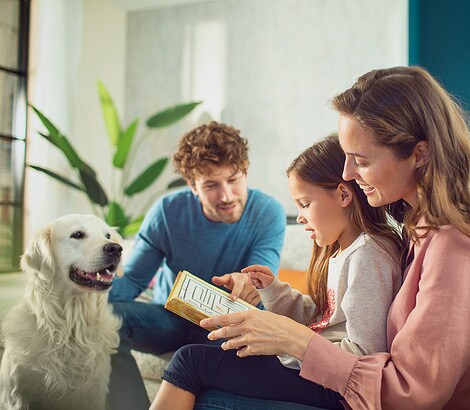 Sorgen Sie in Ihren vier Wänden für die beste Luft für Ihre Familie.