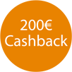 200 Euro Cashback Bubble