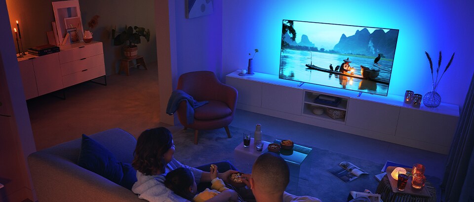 Philips Ambilight-Fernseher | Bester Fernseher für Filme, Kinoabend