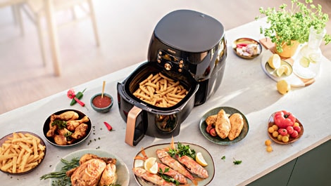 Philips Airfryer XXL mit Smart Sensing Technologie HD9860/90