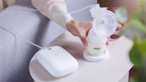 Inspiriert von Babys Trinkverhalten: Die Philips Avent Elektrische Milchpumpe ermöglicht einfaches und schnelles Abpumpen