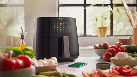 Philips Airfryer XL Essential Connected HD9280/90 (öffnet sich in einem neuen Fenster)