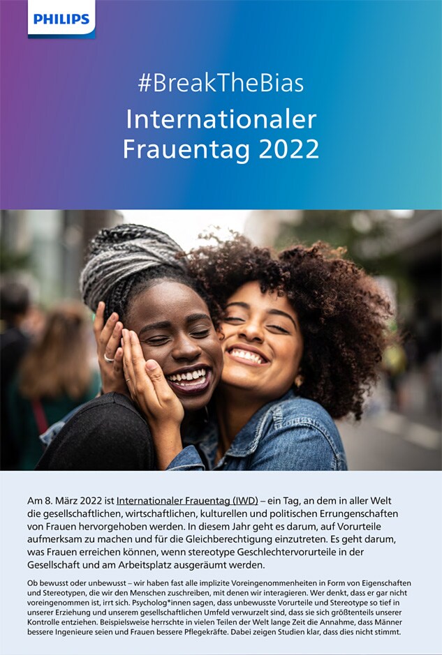 Philips feiert den Internationalen Frauentag 2022