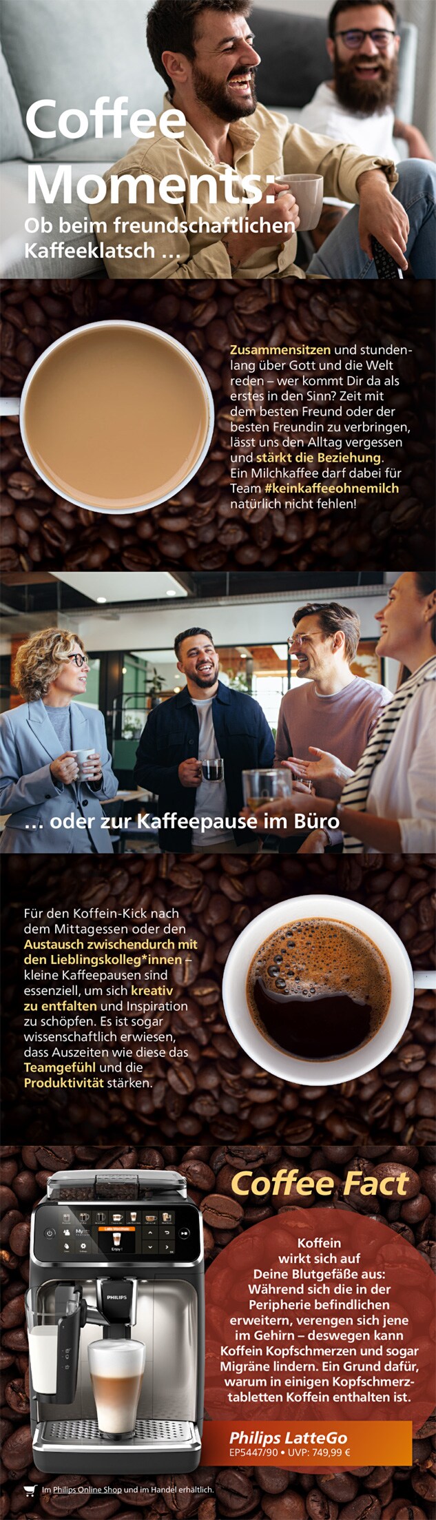 Philips Themensheet Coffee Moments