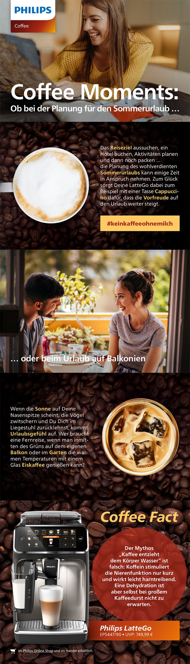 Philips Themensheet Coffee Moments