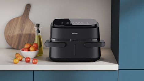 Philips Airfryer Flexible Basket 1000 Series – Lifestylebild
