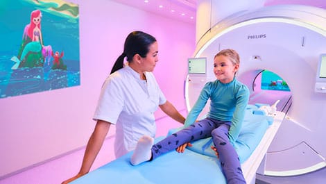 Die Integration von Disney Charakteren in Philips Ambient Experience hilft Kindern, sich w&auml;hrend MRT-Untersuchungen wohler und sicherer zu f&uuml;hlen.